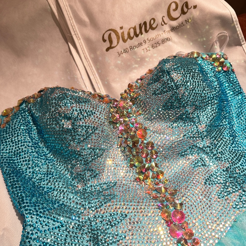 Tony Bowls Bedazzled Short Prom Dress